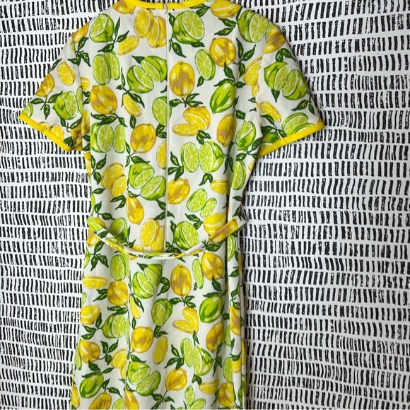 Vintage handmade polyester Lemon Print Dress - Picture 11 of 14